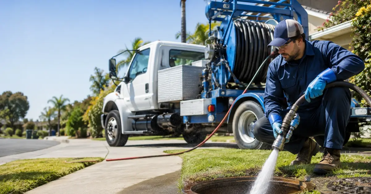 Hydro jet sewer cleaning Newbury Park