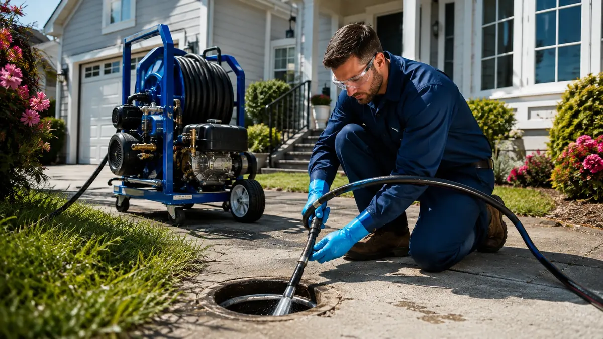 Residential Hydro Jet Drain Cleaning in Newbury Park