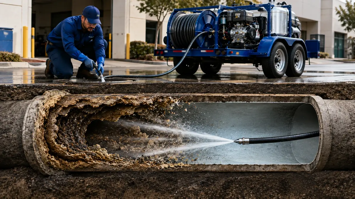 Sewer Pipe Descaling in Newbury Park